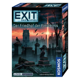 EXIT - Das Spiel: Der Friedhof - Spannendes Escape-Game für Zuhause in einem geheimnisvollen Design.