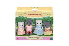 Sylvanian Families Persian Cat Family 7cm 8cm 4 Stück