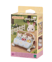 Sylvanian Families Drillings-Kinderwagen mit Sonnenschutz