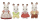 Sylvanian Spielfiguren Schokoladenhasen Familie