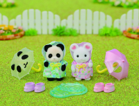 Sylvanian Families Nursery Friends Rainy Day Duo
