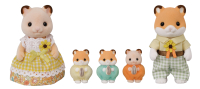 Sylvanian Families Hamster Familie mit Kinderwagen und...