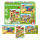 Buntes Puzzle Auf dem Bauernhof mit 3x24 Teilen für Kids.