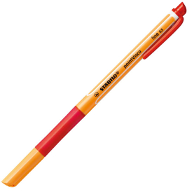 Roter Rollerball Pen mit Visco-Spitze für weiches und präzises Schreiben.