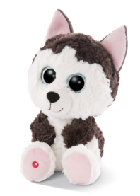 Plüsch-Husky Barkley (25cm) mit großen Glubschaugen und flauschigem Fell.