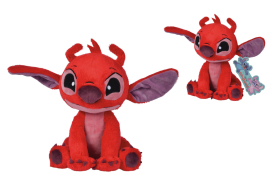 Plüschfigur Lilo & Stitch Leroy in blau mit Stickerei und einer Größe von 25cm.