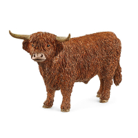 Brauner Hochlandbulle aus der Schleich Farm World...