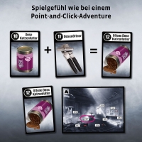Mystery-Brettspiel Kosmos Adventure Games: Die Akte Gloom City mit spannender Story und kniffligen Rätseln