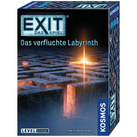 Exit - Das verfluchte Labyrinth: spannendes Escape-Room-Spiel von Kosmos mit kniffligen Rätseln und mysteriösem Design.