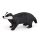 Brauner Schleich Dachs aus der Wild Life Kollektion, 3,4 cm groß und detailgetreu gestaltet.