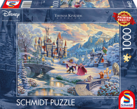 Schmidt Puzzle Die Schöne und das Biest mit 1000 Teilen und Disney Motiv.
