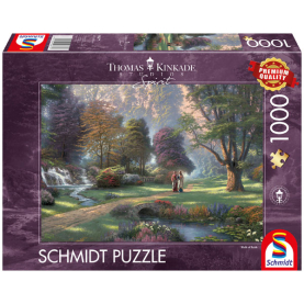 Puzzle mit 1000 Teilen Spirit - Weg des Glaubens von Schmidt Spiele mit mystischem Motiv.