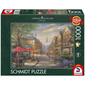 Puzzle mit 1000 Teilen: Café in München, perfekt für Puzzle-Fans und als Geschenk geeignet.