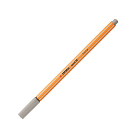 Fineliner in warmgrau mit 0,4mm Spitze für präzises Schreiben und Zeichnen.