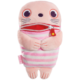 Plüsch Lola, das Sorgenfresser-Monster, 21 cm groß, mit niedlichem Design und weichem Stoff.