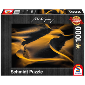 Puzzle mit 1000 Teilen in Feldzeichnung von Mark Gray.