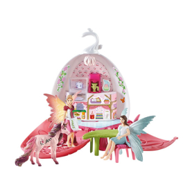 Schleich Bayala Elfencafé Blüte mit liebevollen Details, handbemalt, 19cm hoch.
