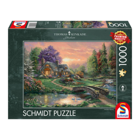 Puzzle Sweetheart Retreat mit 1000 Teilen in romantischem Design.