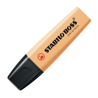 Oranger Textmarker in Pastellfarbe von Boss Original mit...