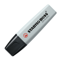Grauer Textmarker von Boss Original Pastel mit seidigem...