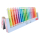 Buntes Textmarker-Set mit 18 verschiedenfarbigen Markern in praktischem Tischset.
