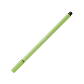 Grüner Filzstift Pen 68 mit robuster Spitze und intensiver Farbabgabe.