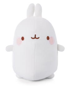 Weißer Nici Molang Hase Plüsch, 12cm groß, kuschelweich und niedlich.