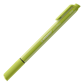 Filzschreiber PointMax in Limettengrün mit Metallspitze und ergonomischem Griff.