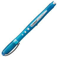 Blauer Tintenroller mit farbenfroher Optik und angenehmem...