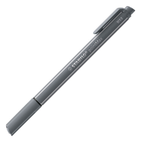 Dunkelgrauer Filzschreiber Pointmax mit hochwertiger Spitze.