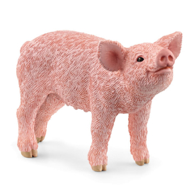 Kleine Schleich Figur eines Ferkels für Kinder zum Spielen und Sammeln.