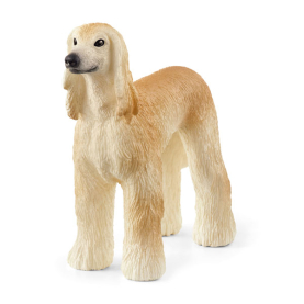 Brauner Windhund aus der Schleich Farm World Kollektion, detailgetreu gestaltet, 5,5 cm groß.