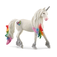 Buntes Regenbogen-Einhorn aus der Schleich Bayala...