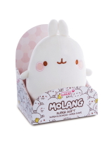 Plüschiger Molang Hase in Weiß, 16cm groß, kuschelweicher Stoff und süßes Design