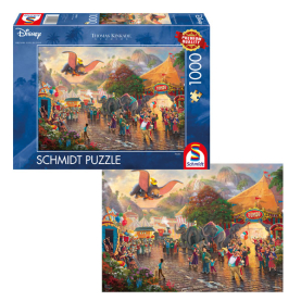 Puzzle mit Motiv von Dumbo, 1000 Teile, hochwertige Qualität.