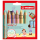 Bunte Buntstifte Woody 3in1 in 6 Pastellfarben mit integrierter Spitzer.
