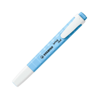 Himmlisch blaue Textmarker mit cooler Pastellfarbe...