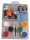 Kleine Schminkpalette mit 6 Farben für Kinder, präsentiert im Blister.