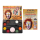 Bunte Schminkpalette mit 8 Tiermasken-Farben, Schwamm und Pinsel.