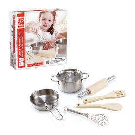 Siebenteiliges Kochset für Küchenchefs in elegantem Design mit hochwertigen Materialien.