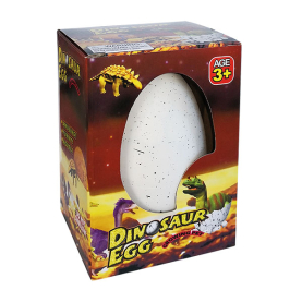 Dinosaurier Figur wachsend im Ei, 12cm. Maße: 12cm, Dinosaurier wächst aus dem Ei heraus.