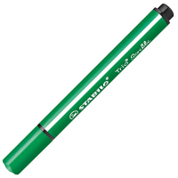 Drei grüne Filzstifte im Trio-Set mit robuster...
