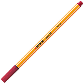 Feiner Fineliner Point 88 in Dunkelrot mit langlebiger Spitze und ergonomischem Design.