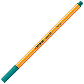 Türkisblauer Fineliner mit feiner Spitze und langlebiger Tinte.