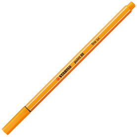Orange Fineliner Stift mit feiner Spitze für präzises Schreiben und Zeichnen.