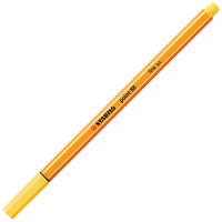 Gelber Fineliner Point 88 mit feiner Spitze und hoher...