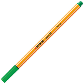 Grüner Fineliner mit feiner Spitze und ergonomischem Design.