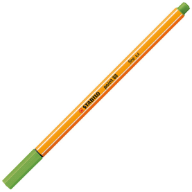 Grüner Fineliner Point 88 mit feiner Spitze für präzises Schreiben und Zeichnen.
