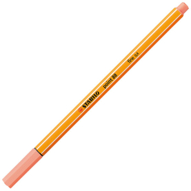 Fineliner Point 88 in Apricot mit feiner Spitze für präzises Schreiben und Zeichnen.