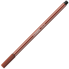 Brauner Filzstift Pen 68 von STABILO in siena, rundspitze, ideal für kreative Projekte.
